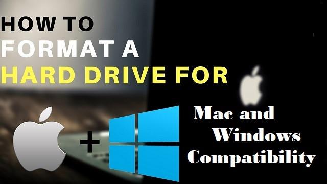 best format for hardrive on mac and pc and ps4